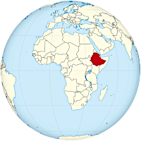 ethiopia on the globe < Wikipeda Commons: https://de.wikipedia.org/wiki/Datei:Ethiopia_on_the_globe_(Africa_centered).svg